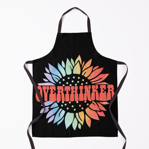 Item preview, Overthinker - Pastel Sunflower Retro Design designed and sold by handsoftime2020.