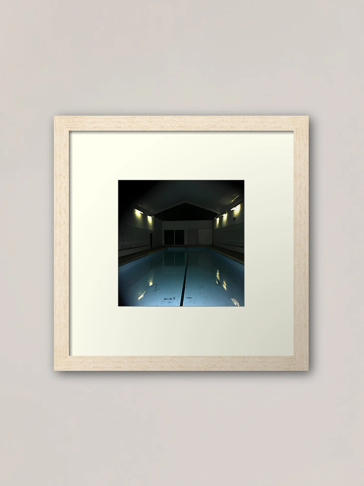 The Pool Rooms - Liminal Space - Horror Creepy Framed Art Print for Sale  by DanTheManDan