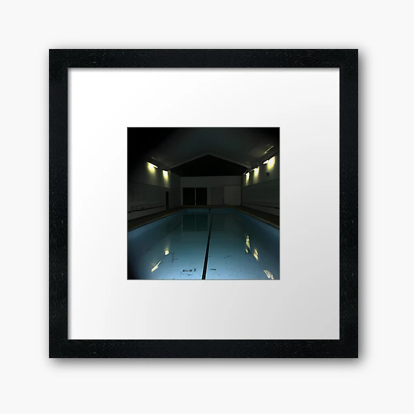 The Pool Rooms - Liminal Space - Horror Creepy Framed Art Print for Sale  by DanTheManDan