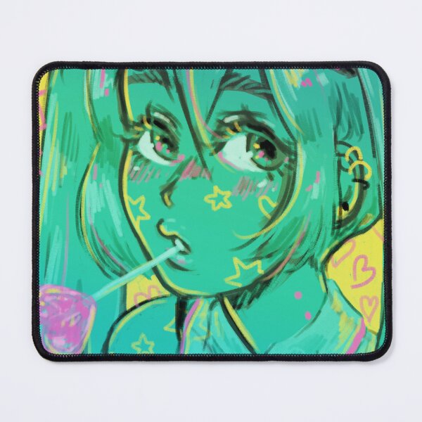 Item preview, Impresión de pintura amarilla de neón de Hatsune Miku designed and sold by Mafickae.
