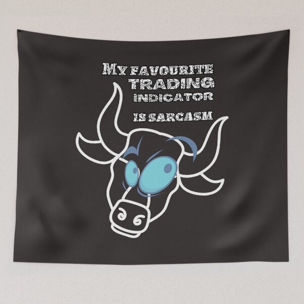 Item preview, Stock Market Gift, Funny  Trader gift, Unique gift for stock market, forex, crypto, and options trader, My favourite trading indicator is sarcasm, Trader Funny gift designed and sold by TradingTeesKids.