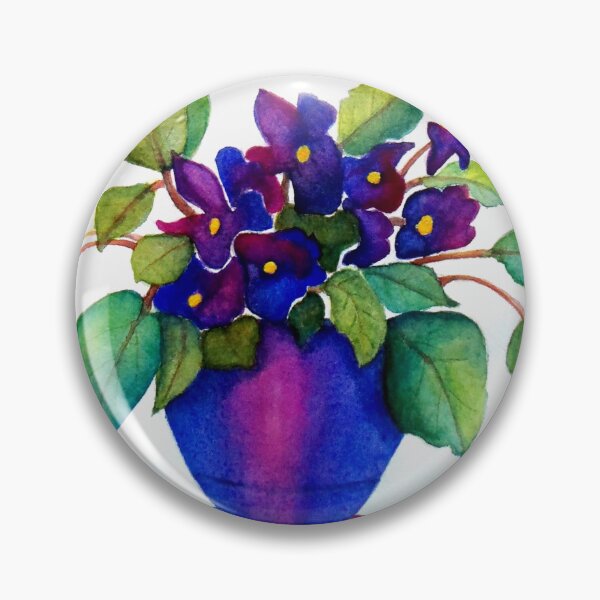 Item preview, "NINNY'S PURPLE VIOLETS"   (Vertical) designed and sold by ShireenJackson.