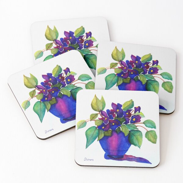 Item preview, "NINNY'S PURPLE VIOLETS"   (Vertical) designed and sold by ShireenJackson.