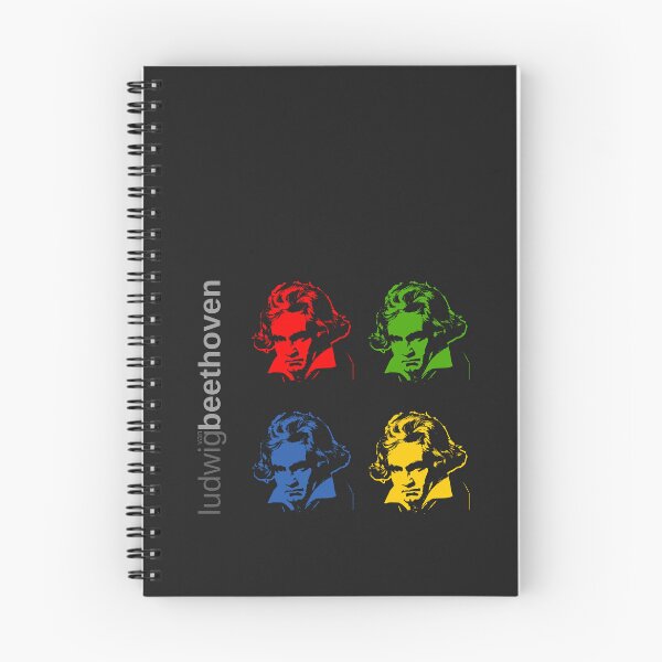 Item preview, Quadrichrome Ludwig van Beethoven portrait poster  designed and sold by CMYKStudio.