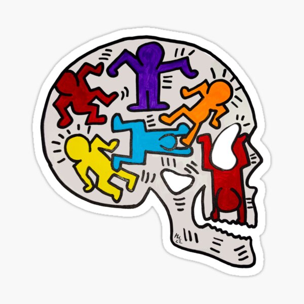 Artikel-Vorschau von Haring-Schädel, designt und verkauft von Allartwork.