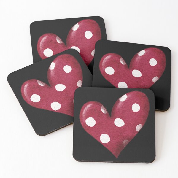 Item preview, Polka Dot Heart designed and sold by edenjoy-designs.