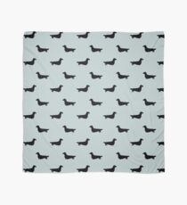 Long Haired Dachshund Silhouette Scarf