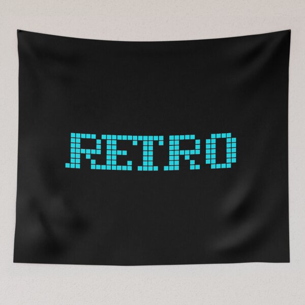 Item preview, RETRO. PIXEL ART. BLUE VERSION. designed and sold by 5hertz.
