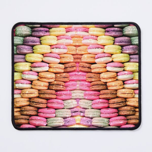 Item preview, Macarons Tower stripes Pastry Pattern Rainbow Pastel Pop designed and sold by Jolly-Yosei.