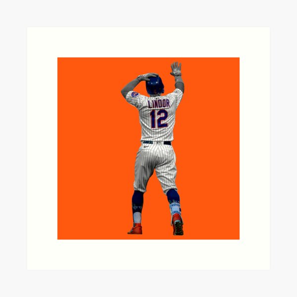 Francisco Lindor Jersey Number- Sticker(Orange) Sticker for Sale by  adamduren20