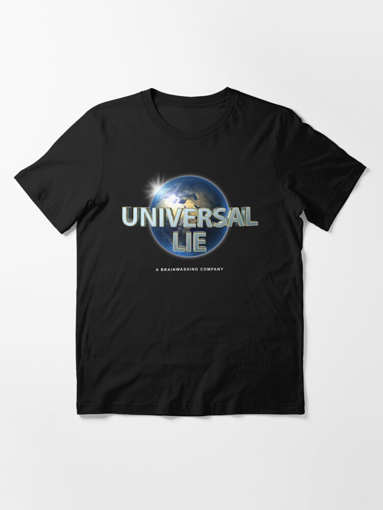 Alternate view of Flat Earth - Universal Lie Essential T-Shirt