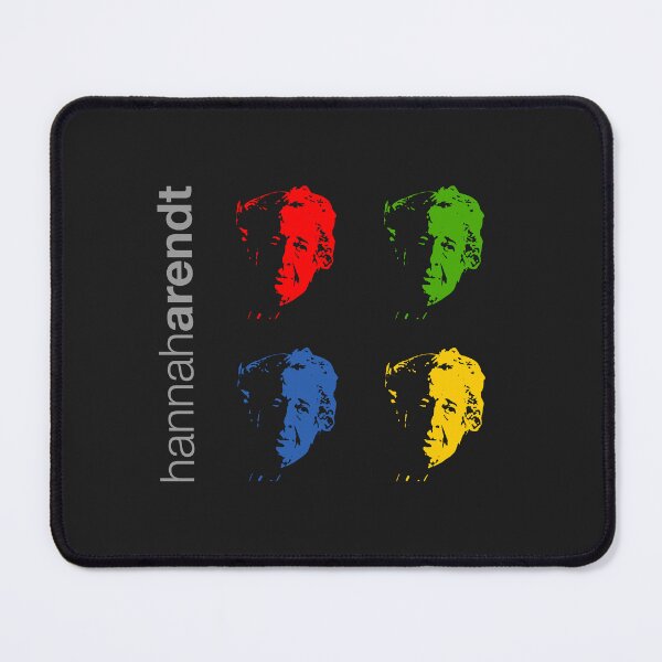 Item preview, Quadrichrome Hannah Arendt portrait poster  designed and sold by CMYKStudio.