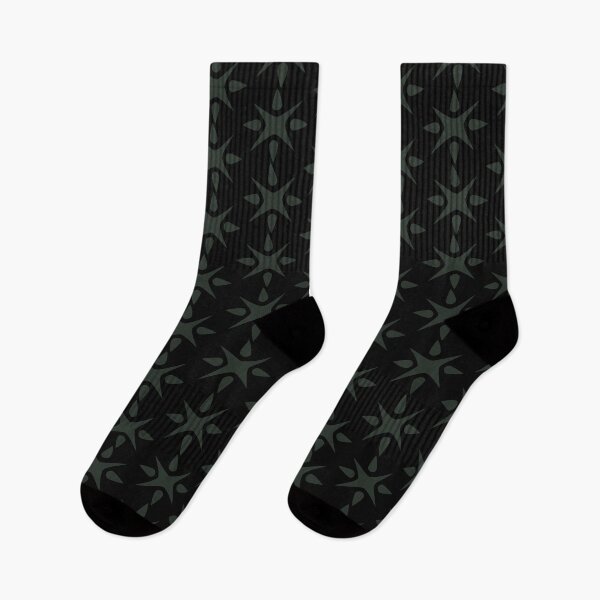 Item preview, Large Geometric abstract snowflake in darkest green designed and sold by AngelDawnDesign.