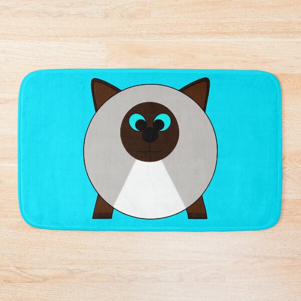Item preview, A cartoonish round Siamese cat II designed and sold by BrachiaST.