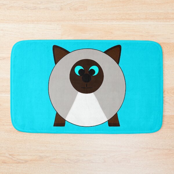Item preview, A cartoonish round Siamese cat III designed and sold by BrachiaST.