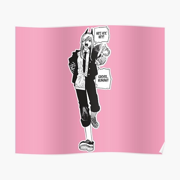 "Chainsaw Man Power Manga" Poster for Sale by themeowings Redbubble