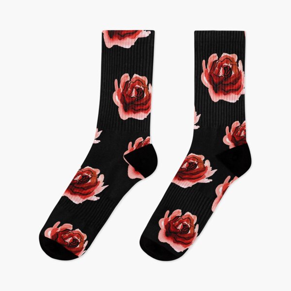 Item preview, Red rose pattern with a black background  designed and sold by successmom.