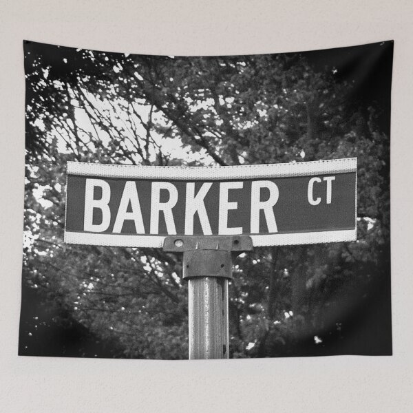 Item preview, A Street Sign Named Barker designed and sold by jcwest.