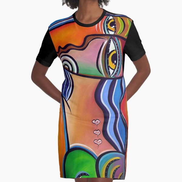 Pablo Picasso Graphic T-Shirt Dress
