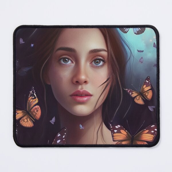 Item preview, Woman Surrounded by Butterflies designed and sold by Juliascutecornr.