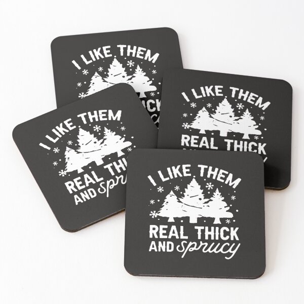 Item preview, Copy of Copy of Copy of Copy of i like them real thick and spruce,i really like them thick and spruce, christmas sweatshirt, funny christmas, christmas gift designed and sold by Sophistical.