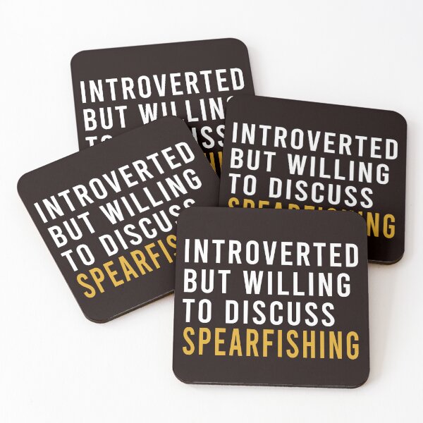 Item preview, Introverted But Willing To Discuss Spearfishing, Funny Fishing designed and sold by Aerial Addicts.