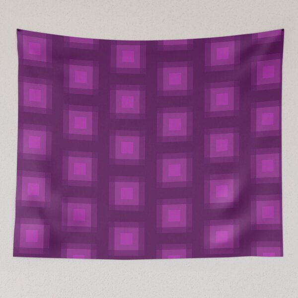 Item preview, Aubergine Squares designed and sold by Betty Mackey.