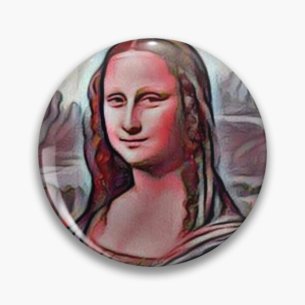 Item preview, "Mona Lisa (58)" Da Vinci's famous painting reimagined. designed and sold by thalasson.