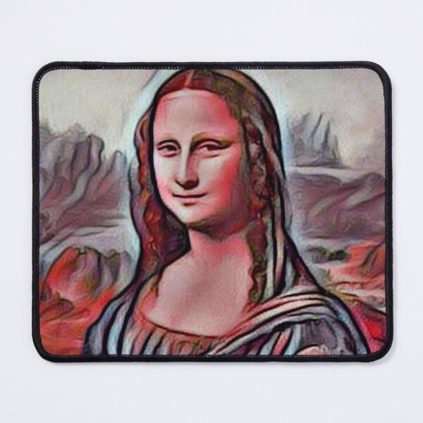 Item preview, "Mona Lisa (58)" Da Vinci's famous painting reimagined. designed and sold by thalasson.