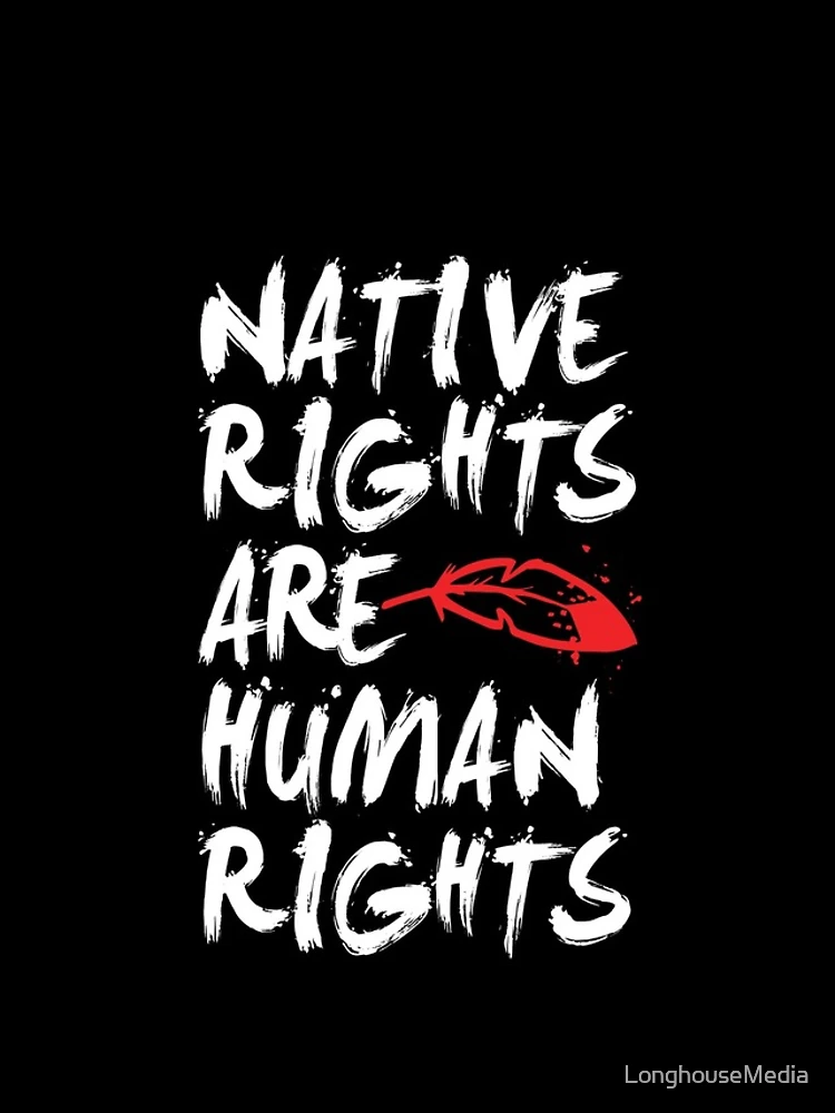 Thumbnail 4 of 4, iPhone Case, Native Rights Are Human Rights designed and sold by LonghouseMedia.