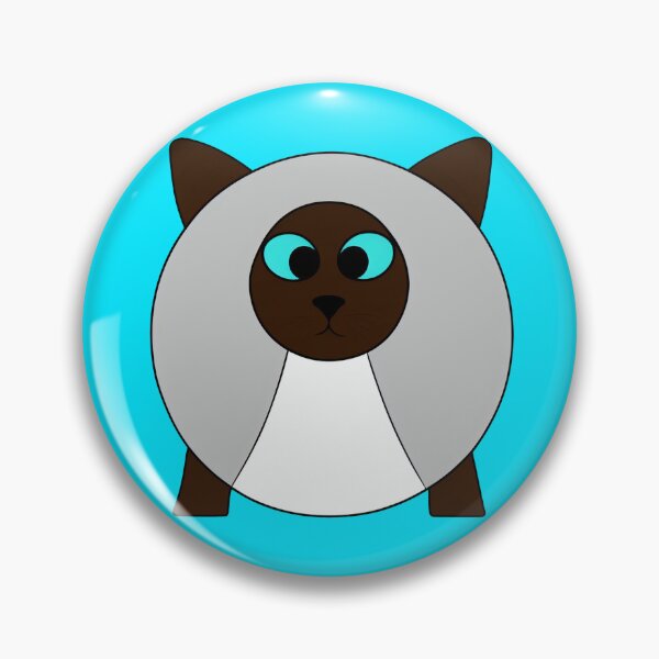 Item preview, A cartoonish round Siamese cat XII designed and sold by BrachiaST.