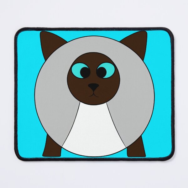 Item preview, A cartoonish round Siamese cat XII designed and sold by BrachiaST.