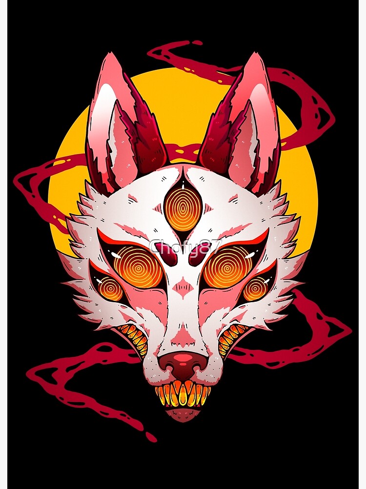 "Kitsune no Akuma" Poster for Sale by Chofy87 Redbubble