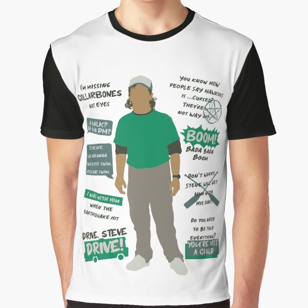 Item preview, Dustin Henderson Season 4 Quotes Minimalist designed and sold by Kat-su.