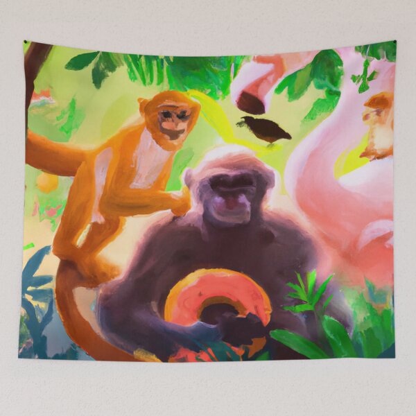 Item preview, Watercolor Jungle Party designed and sold by Merch by Laiba.