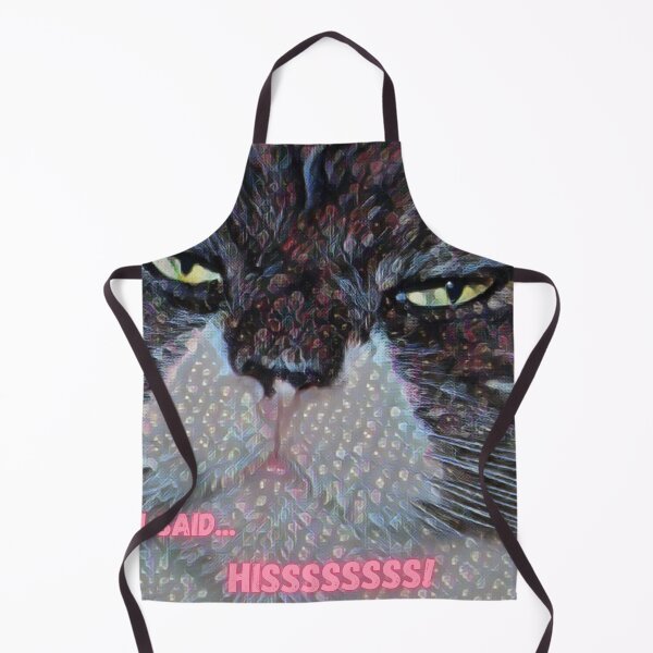 Item preview, "I Said... Hisssssss!" Irritated Cat designed and sold by Edenglow Prints & Peculiars.