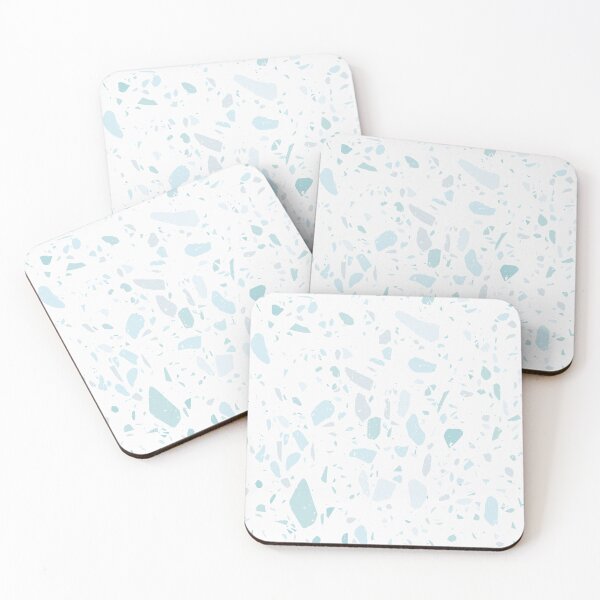 Item preview, White and Blue Terrazzo  designed and sold by thesnowwhyte.