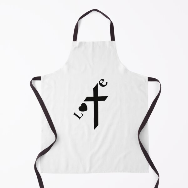 Item preview, Love the Cross Black on White designed and sold by Rowena Jones.