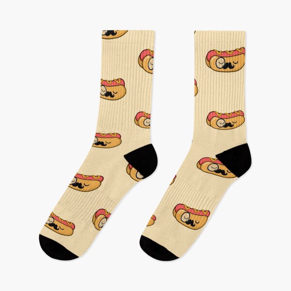Item preview, Cute Cartoon Hot Dog || Posh dog || Kawai designed and sold by cookingwithten.