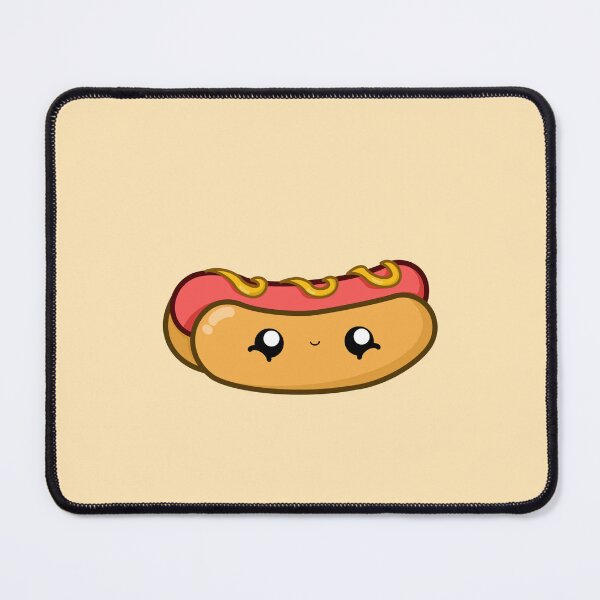 Item preview, Cute Cartoon Hot Dog || Happy dog || Kawai designed and sold by cookingwithten.