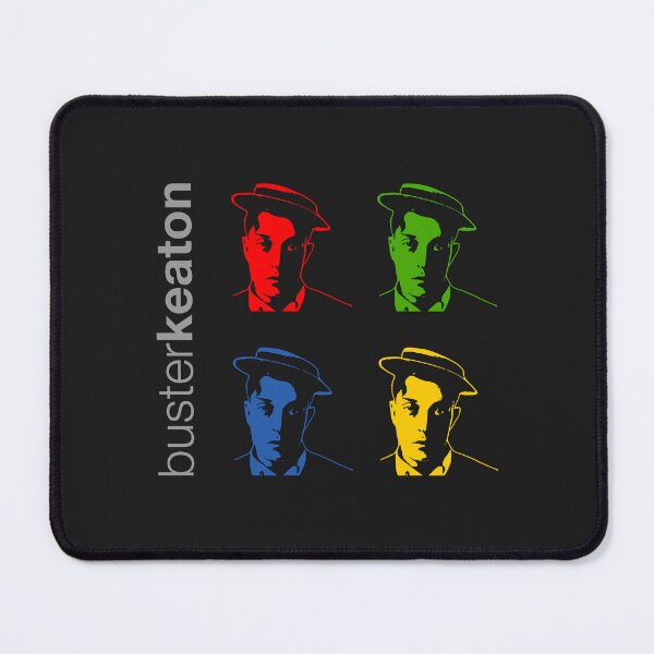 Item preview, Quadrichrome Buster Keaton portrait poster designed and sold by CMYKStudio.