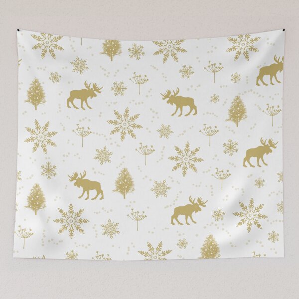 Item preview, Moose Christmas Pattern designed and sold by cesartorresart.