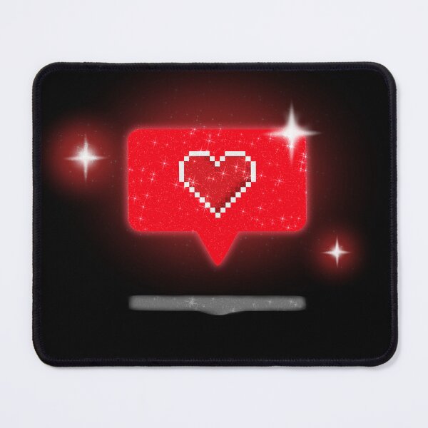 Item preview, Red Neon Cute Love Pixel Heart Message Bubble Chat designed and sold by Jolly-Yosei.