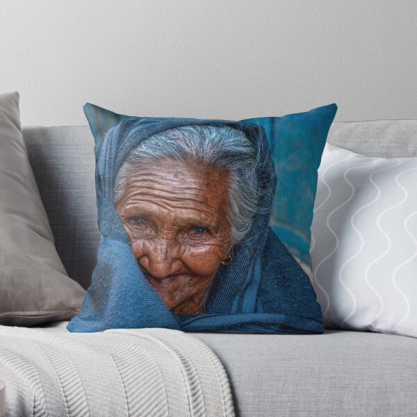 A Sweet Smile Throw Pillow