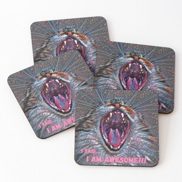 Item preview, "I Said...I Am Awesome!" Cat designed and sold by Edenglow Prints & Peculiars.