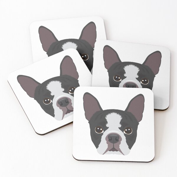 Artikelvorschau, Boston-Terrier-Gesicht entworfen und verkauft von Jennpak.