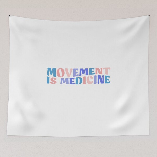 Item preview, Movement is Medicine, Physical Therapist, Physical Therapy PT School, PT Quote  designed and sold by InnaPo ⭐⭐⭐⭐⭐.