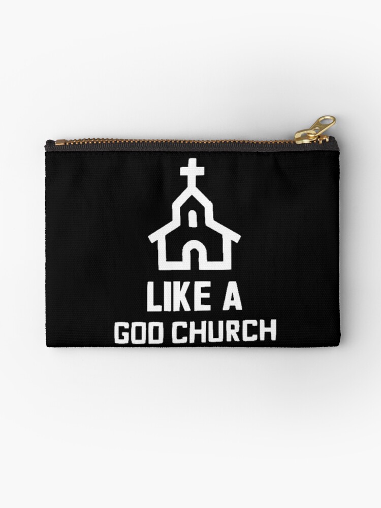 Like A God Church White Everyday Bro Team Ten Jake Paulers Zipper Pouch By Lovetrumpshate8 Redbubble - rick owens raf simons roblox meme zipper pouch by notjimmystewart