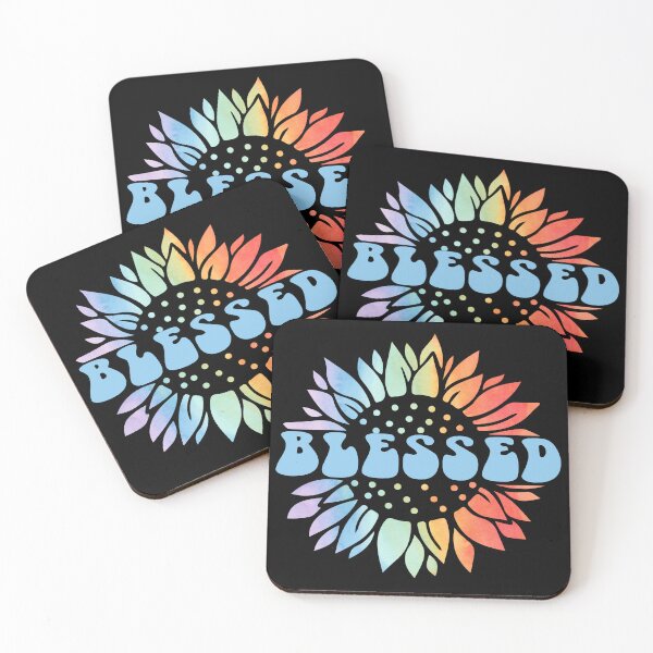 Item preview, Blessed - Pastel Sunflower Retro Design designed and sold by handsoftime2020.
