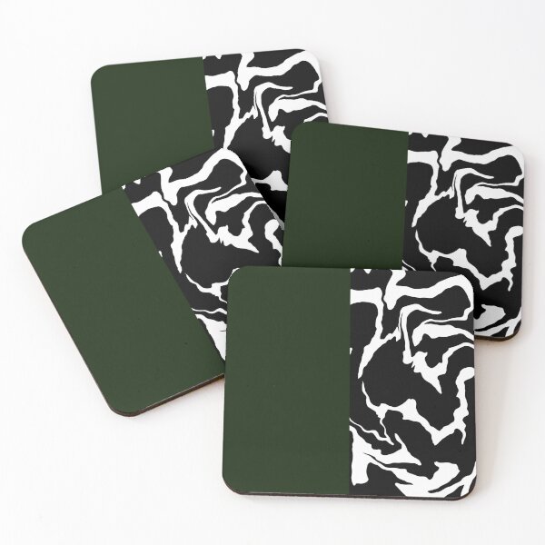 Item preview, Green and white design designed and sold by ArtbyTana.
